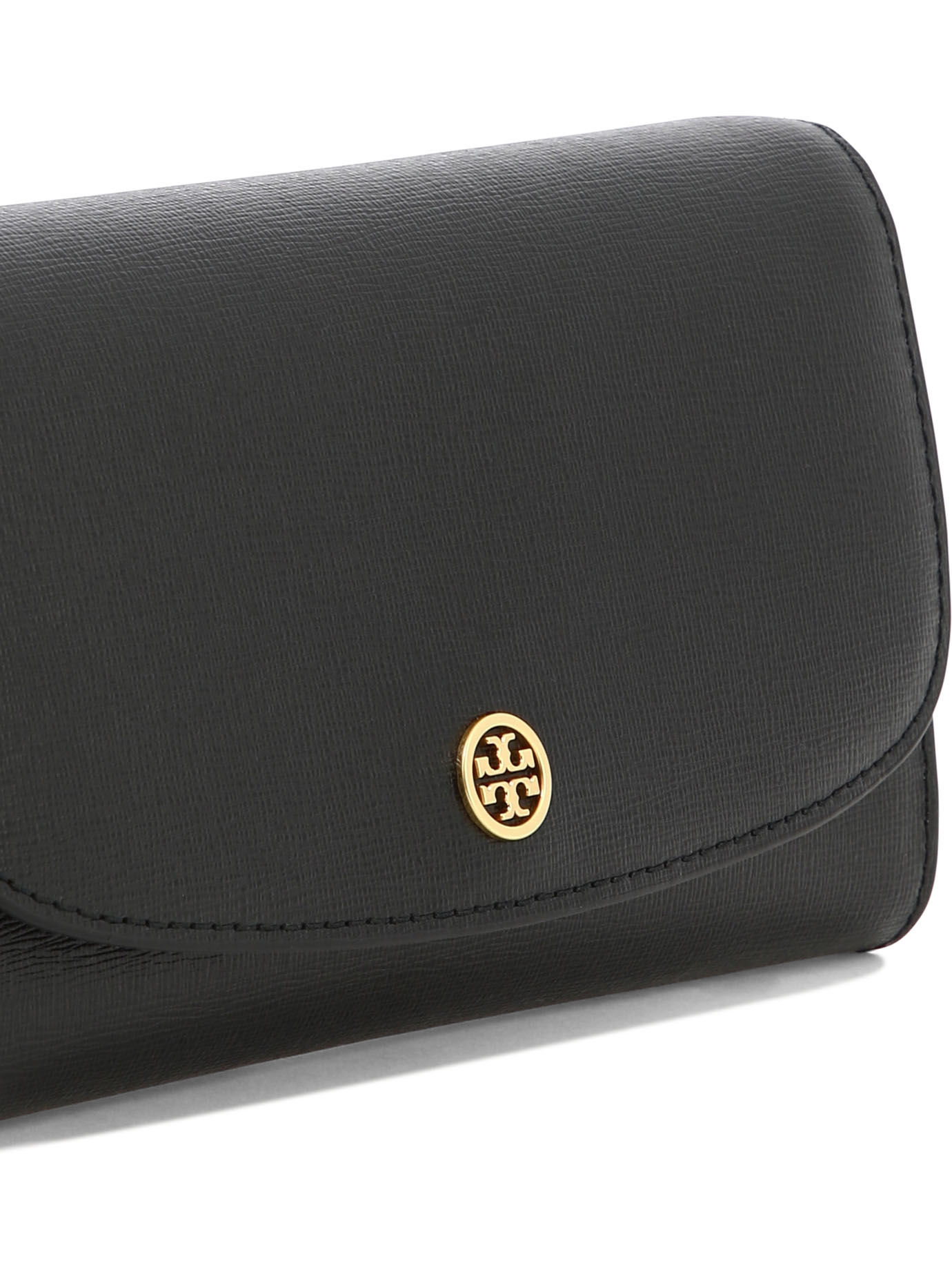 TORY BURCH Black   Robinson wallet on chain